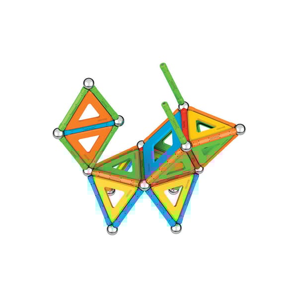 Geomag Supercolor Panels - 78 Deler Magnetisk Konstruksjonssett for Barn Fra 5 År