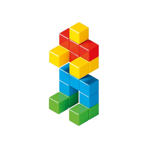 Geomag magicube farvede magnetiske terninger lavet af genbrugsmateriale