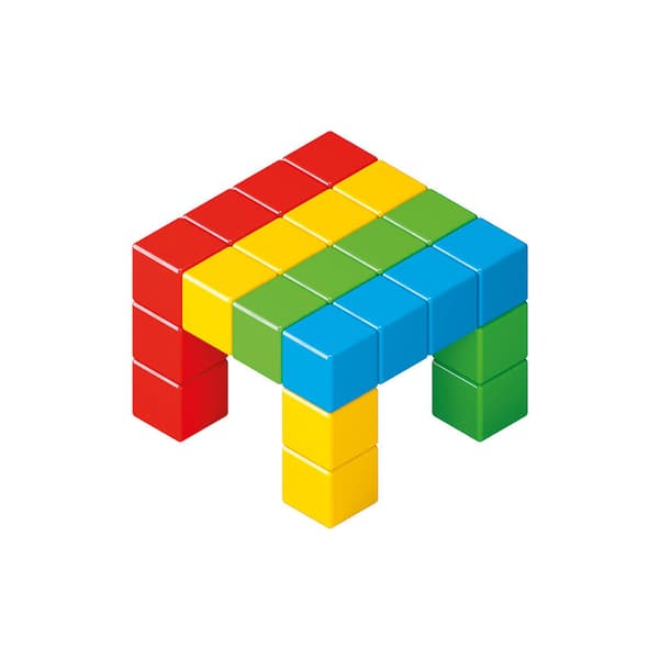 Geomag magicube farvede magnetiske terninger lavet af genbrugsmateriale