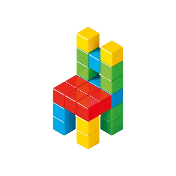Geomag magicube farvede magnetiske terninger lavet af genbrugsmateriale