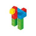 Miniatyrbillede 2 af 6: Geomag magicube farvede magnetiske terninger lavet af genbrugsmateriale
