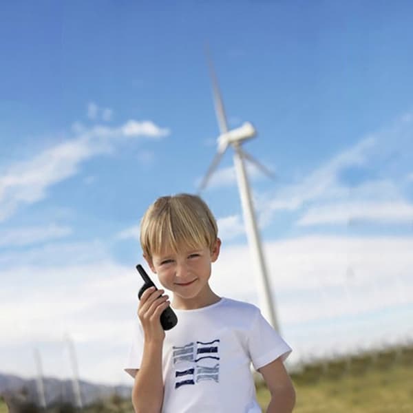 SHONA T388 WALKIE TALKIE 2 stk til børn 10 toner lommelygte VOX