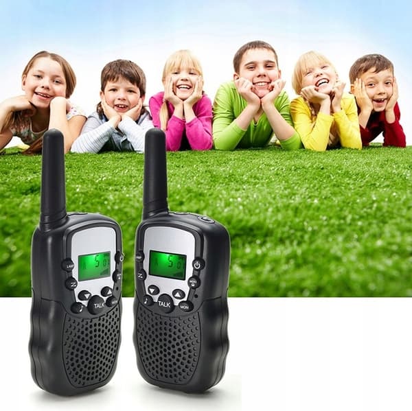 SHONA T388 WALKIE TALKIE 2 stk til børn 10 toner lommelygte VOX