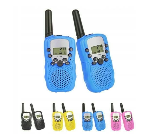 SHONA T388 WALKIE TALKIE 2 stk til børn 10 toner lommelygte VOX