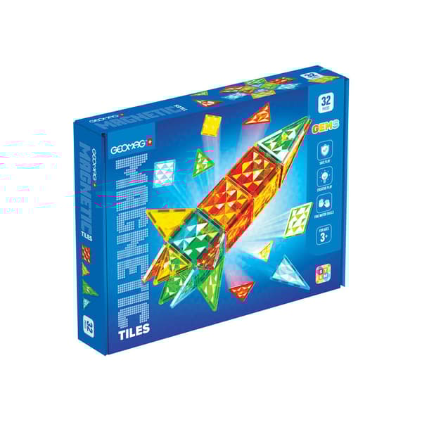 Geomag Magneettilaatat - 32 magneettilaattaa luovaan rakentamiseen