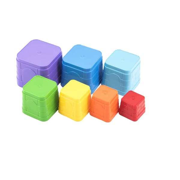 Sarja Pyramid Pyramid Blocks Kupit Kupit Kauhat Lapsille 7 Kpl 4654