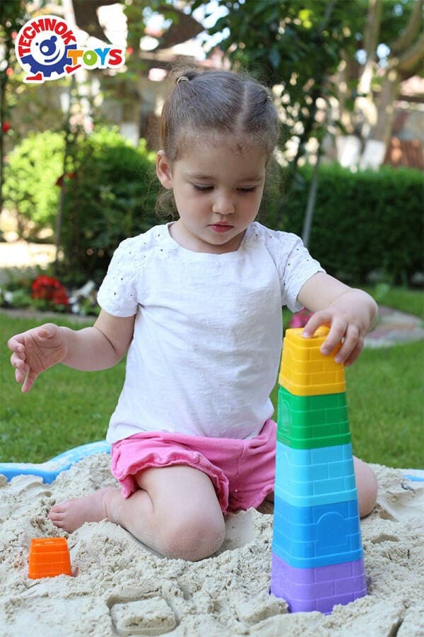 Sarja Pyramid Pyramid Blocks Kupit Kupit Kauhat Lapsille 7 Kpl 4654