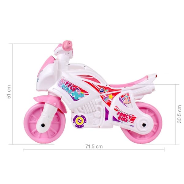 Motorcykel Ride-on Bike Sødt design Big Wheels Balance Bike 6450