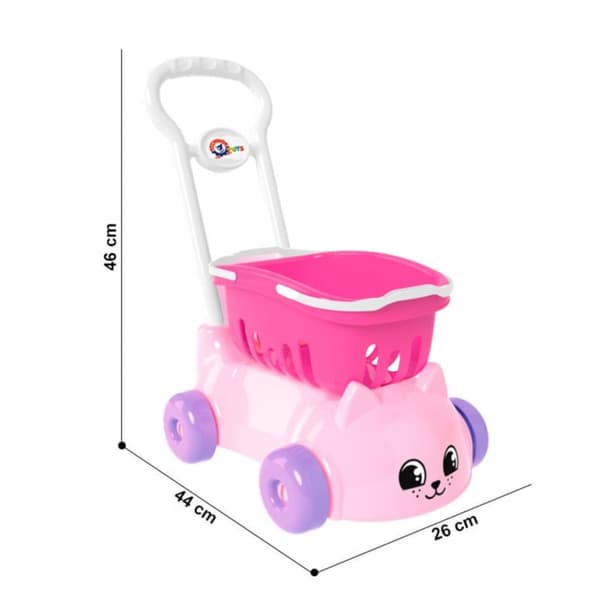 Varukorg med körkorg Söt Kitty Play Store Set 7587