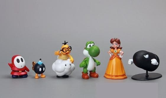 Super Mario 18 Pack Figures Christmas Gifts