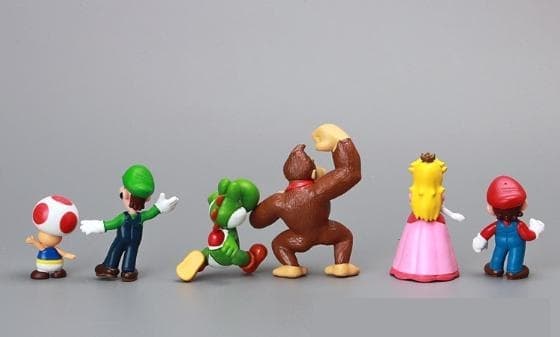 Super Mario 18 Pack Figures Christmas Gifts