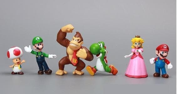 Super Mario 18 Pack Figures Christmas Gifts