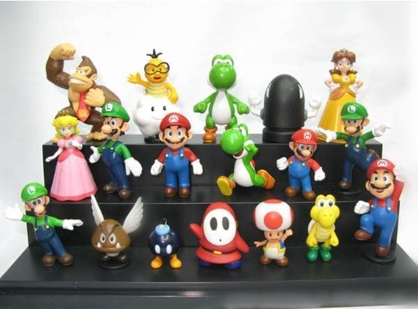 Super Mario 18 Pack Figures Christmas Gifts