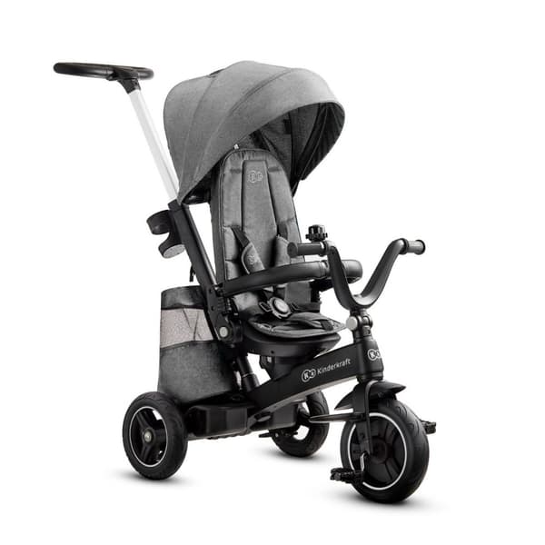 KINDERKRAFT tricycle EASYTWIST, gray, KKRETWIGRY0000