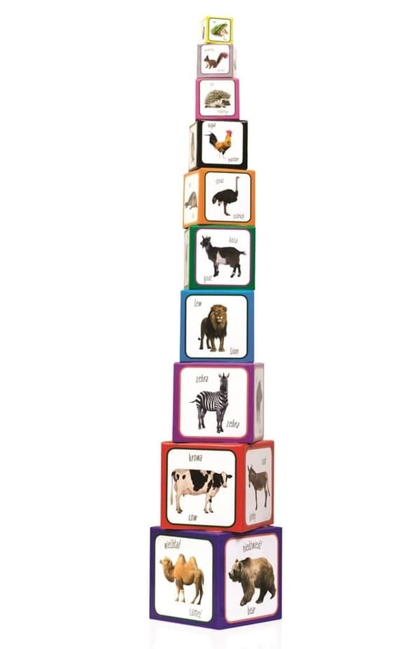 Dyr spiller pyramide - Montessori Educational Tower