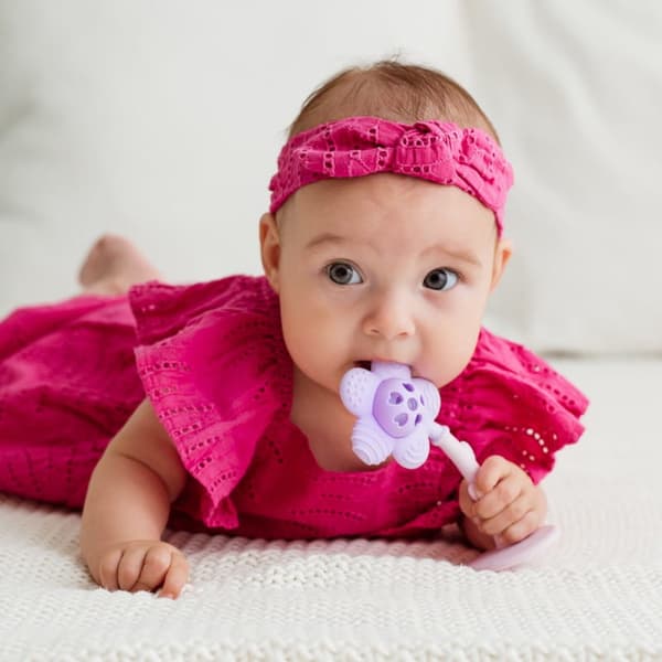 Joyful Flower Rattle Lila, Giligums