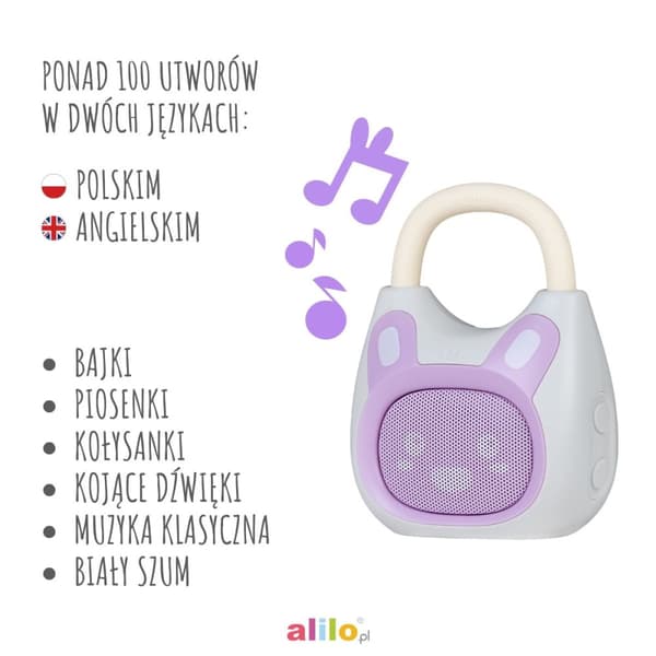 Alilo Pocket Bunny K1 - Lila
