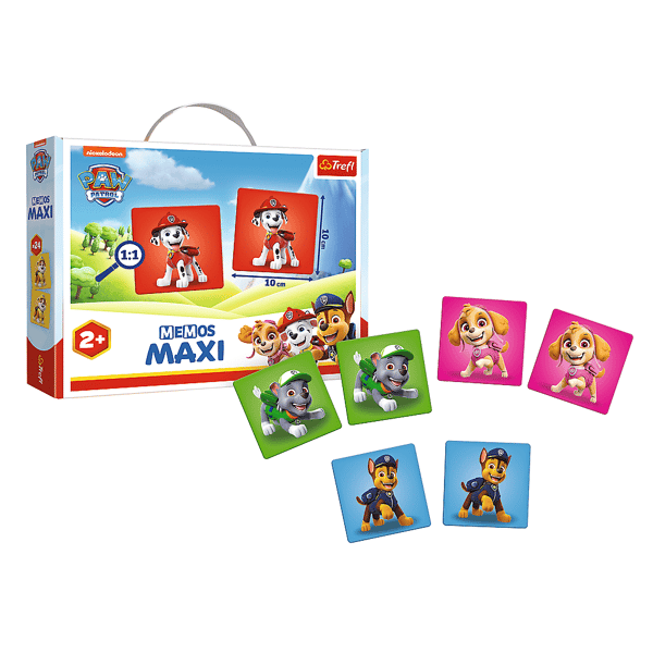 Hukommelsesspil Memos Maxi Paw Patrol Trefl 2+