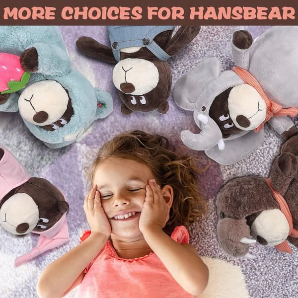 Plys bamse maskot bamse i form af en elefant
