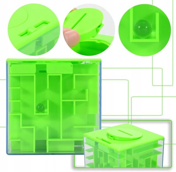 Cube maze logic arkadespil BOX 3 stk kampagne