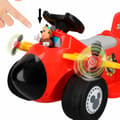 Miniatyrbild 3 av 6: Elektrisk bil för barn Mickey Mouse Batteri Litet flygplan 6 V