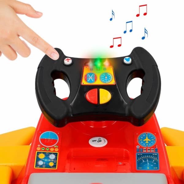 Elektrisk bil för barn Mickey Mouse Batteri Litet flygplan 6 V