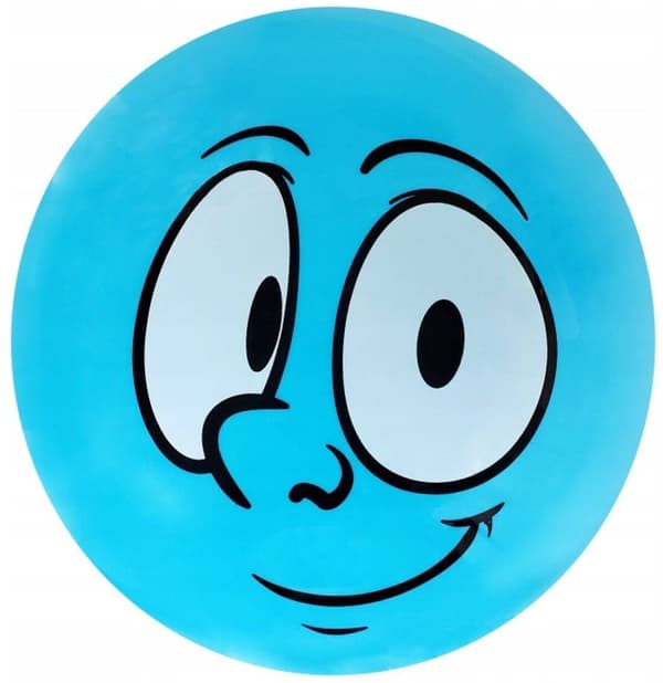 GUMMIBOLD TIL BØRN SMILE 23 CM ARTIKEL