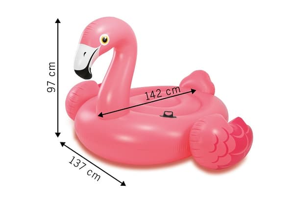 Ilmatäytteinen patja Flamingo vesileikki uima-altaalle 142 x 137 x 97 #57558 Intex