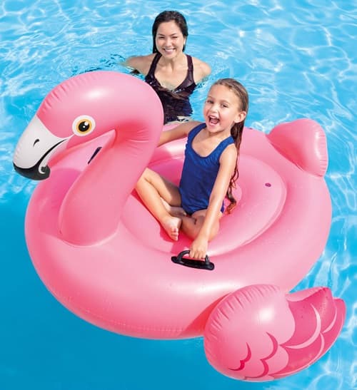 Ilmatäytteinen patja Flamingo vesileikki uima-altaalle 142 x 137 x 97 #57558 Intex
