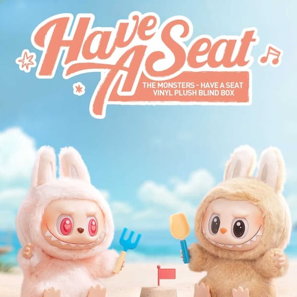 POP MART Labubu Hirviöt Istuvat 17 cm
