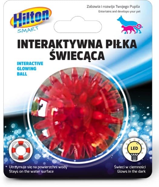 HILTON Smart Interaktiv Lysende Kugle 5 cm til kat/hund