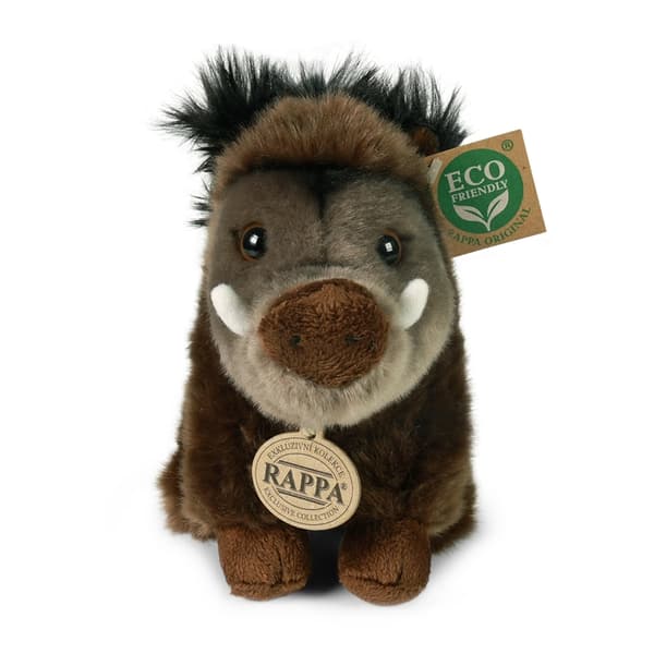 Rappa-PlushToySittingWildBoar18cmEco-Friendly