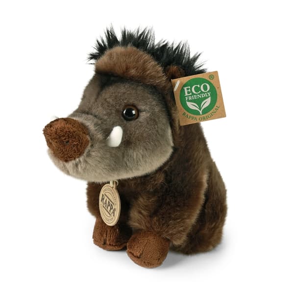 Rappa-PlushToySittingWildBoar18cmEco-Friendly