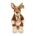 Miniatyrbillede 2 af 2: Rappa - Plush realistic toy Kangaroo with Baby 27 cm Eco-Friendly