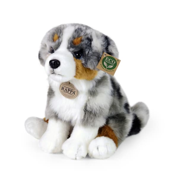 Rappa-PlushToySittingAustralianShepherd30cmEco-Friendly
