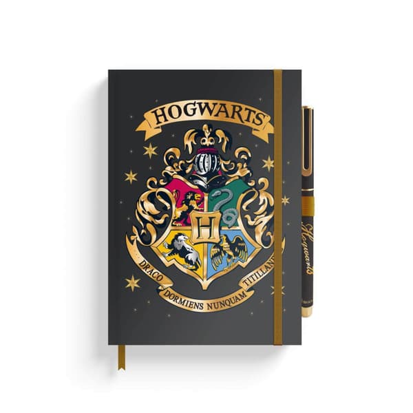 HarryPotter-NotebookA5withPenHogwarts
