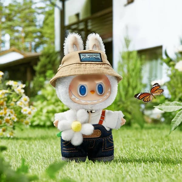 Pop Mart Labubu Fall i Wild Vinyl Plysj 40 cm