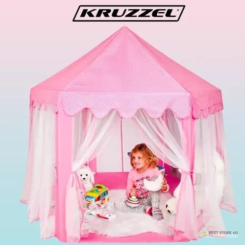 Lasten teltta pinkki Kruzzel 23869
