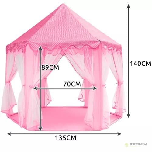 Lasten teltta pinkki Kruzzel 23869