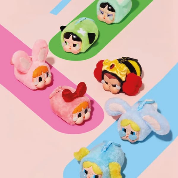 Pop Mart CRYBABY × Powerpuff Girls Plush Box