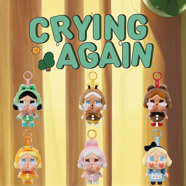 Pop Mart CRYBABY Crying Again Plush Blind Box