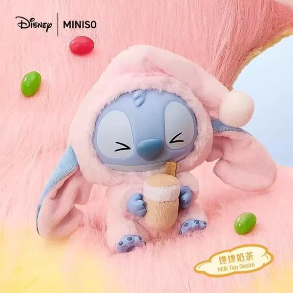 Pop Mart Labubu Stitch Sleep Snack Series