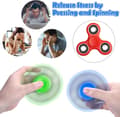 Miniatyrbillede 3 af 5: OBOSOE Fidget Spinners Legetøj, Sensorisk Hånd Fidget, Tri-Spinner Finger Fidget Spinner, Angst- og afstressende legetøj til børn og voksne