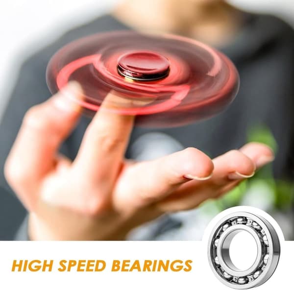OBOSOE Fidget Spinners Legetøj, Sensorisk Hånd Fidget, Tri-Spinner Finger Fidget Spinner, Angst- og afstressende legetøj til børn og voksne