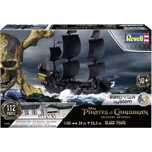 Revell 05499 Black Pearl Fartygsmodell byggsats 1:150