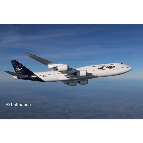 Revell 03891 Boeing 747-8 Lufthansa New Livery Flygmodell byggsats 1:144