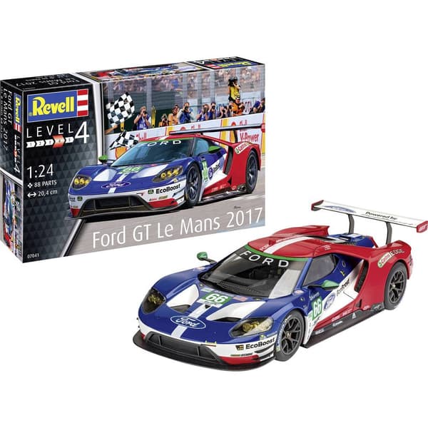 Revell 07041 Ford GT Le Mans 2017 Bilmodell byggsats 1:24