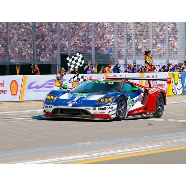 Revell 07041 Ford GT Le Mans 2017 Bilmodell byggsats 1:24