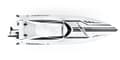Miniatyrbild 3 av 11: UDI Arrow RC Boat - Vit 2.4 GHz