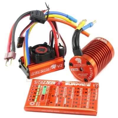 SkyRC Leopard 1/10 børsteløst motorsæt 4370KV 9T